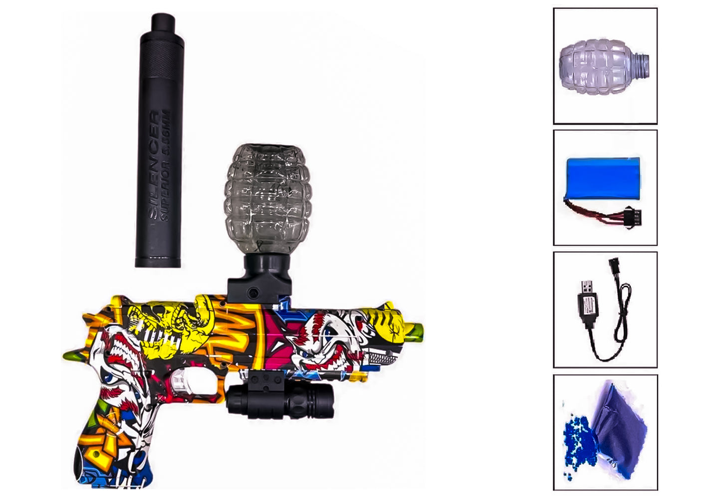 Pistola Juguete Hidrogel
