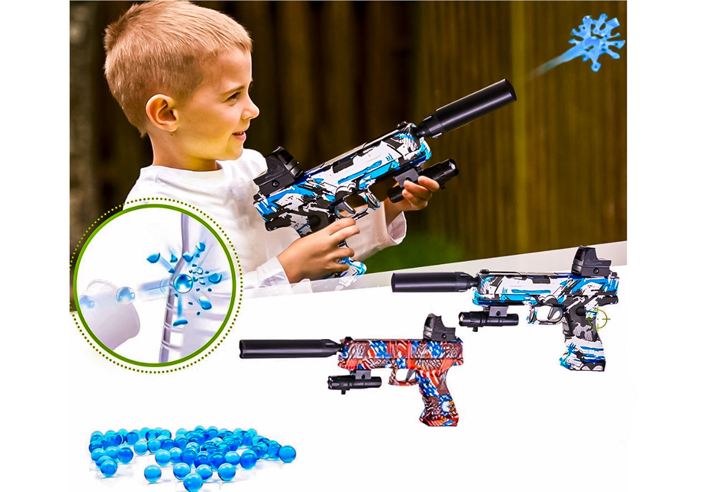 Pistola Juguete Hidrogel
